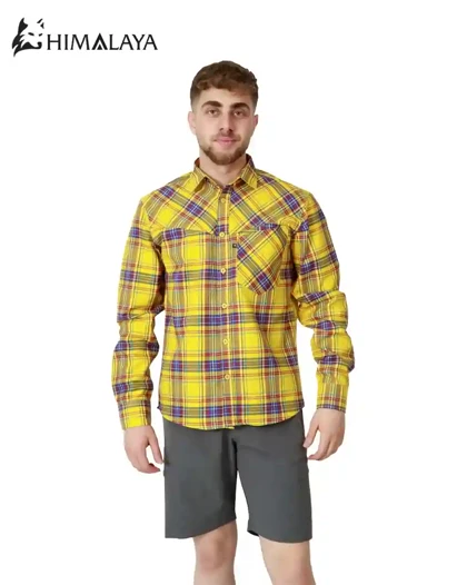 پیراهن آستین بلند مردانه CM122 هیمالیا