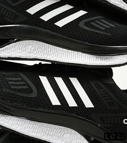 کفش کتانی مردانه مشکی سفید Adidas running shoes