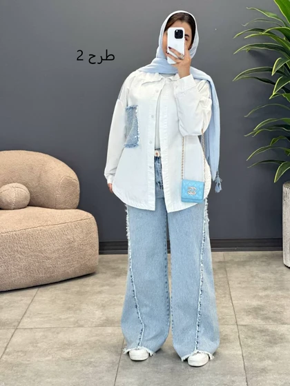 2090-کت کتان شکوفه