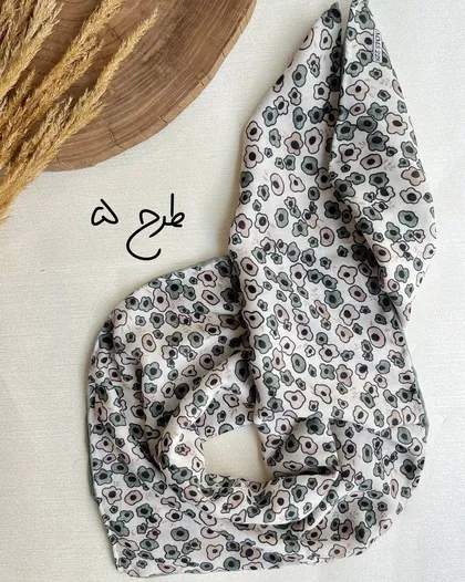 مینی اسکارف سبز دست دوز 3939