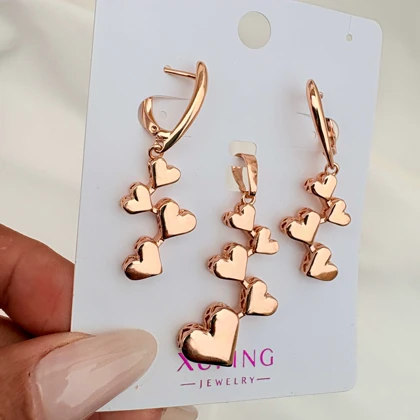 نیم ست قلب های پیاپی ژوپینگ بدون زنجیر