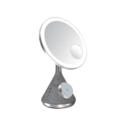 آینه و اسپیکر چندکاره پرودو مدل PORODO LED MAKEUP MIRROR LFST084