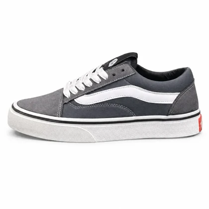 کفش کتانی زنانه مدل ونس اولداسکول طوسی Vans oldskool
