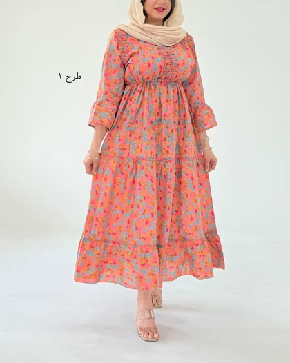 پیراهن ساحلی نارسیس کد 1780
