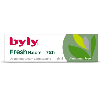 کرم ضد تعریق مدل fresh nature حجم 25 میل 72 ساعته