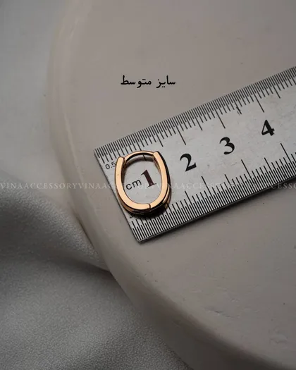 گوشواره بیضی مینیمال