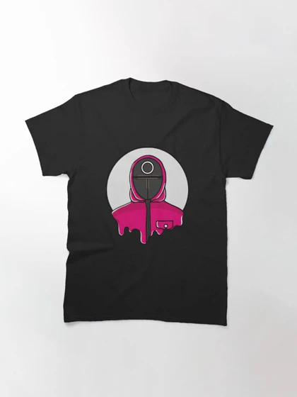 تیشرت squid game طرح Circle Squid Game guard کد 202028