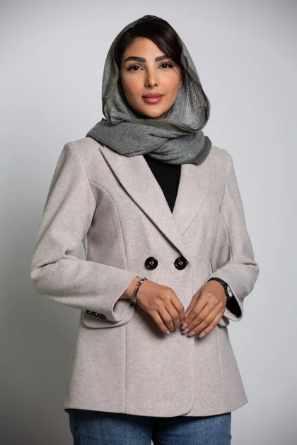 کت فوتر یقه بلیزر بنیتا