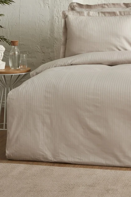 سرویس روتختی دو نفره Karaca Home مدل Uniq ساتن - سنگی