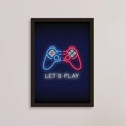 تابلو طرح گیمینگ (LET'S PLAY)
