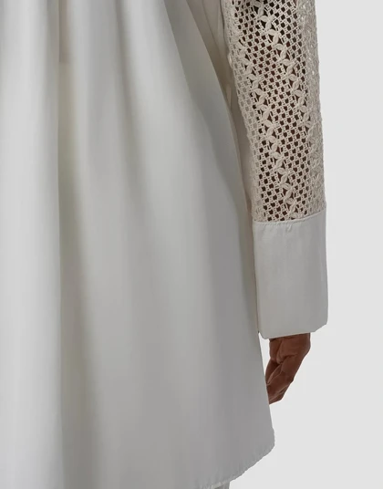 شومیزی پشت مکرومه