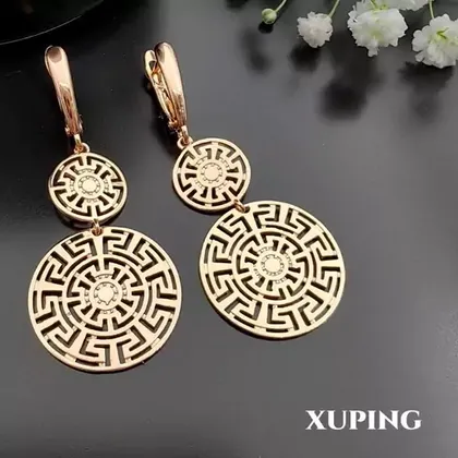 گوشواره زنانه مجلسی آویز ورساچه ژوپینگ
