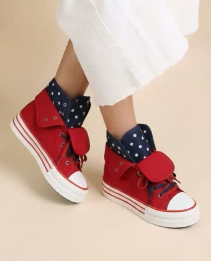 کتانی آل استار دخترانه و زنانه خالدار All Star