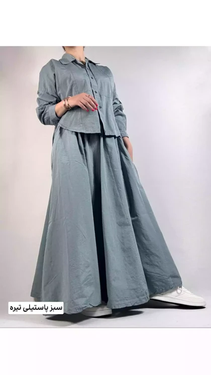 ست شومیز دامن قواره دار زنانه 664089