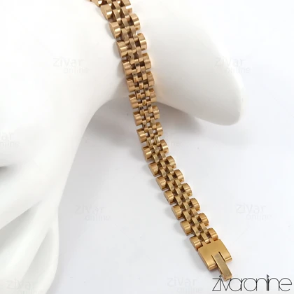 دستبند رولکس زنانه رزگلد 40036