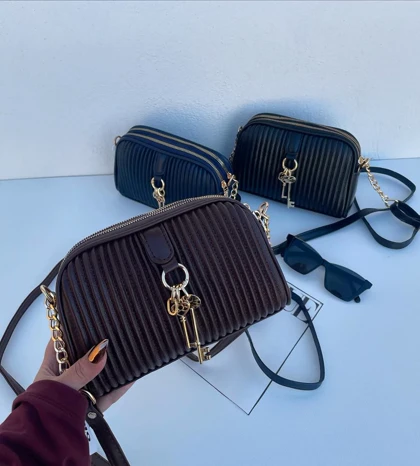 کیف پاسپورتی دو زیپ