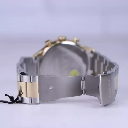 ساعت مچی لاکسمی مردانه فلزی نقره ای طلایی کرنوگراف G 8120/5