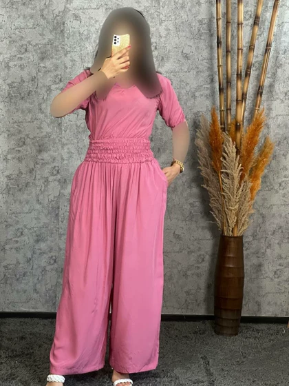 ست شلوار بگ نخ پنبه 1140