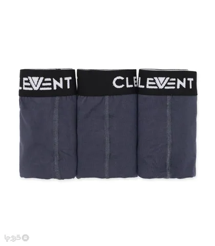 پک شورت مردانه اسلیپ نخی کش از رو Clevent کلونت کد 2108 - بسته 3 عددی