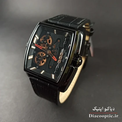 ساعت مچی مردانه اورجینال موتور ژاپن برند مینی فوکوس مدل Mf0322G.4 بند چرم