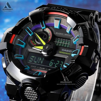 ساعت جی شاک رنگی Casio G-Shock GA-700RGB-1A