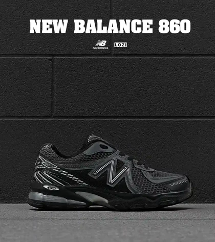 کفش کتانی مردانه و زنانه خاکستری New Balance 860 V.02 مدل 7530