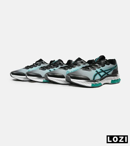 کفش کتانی مردانه آبی سبز ASICS GORETEX