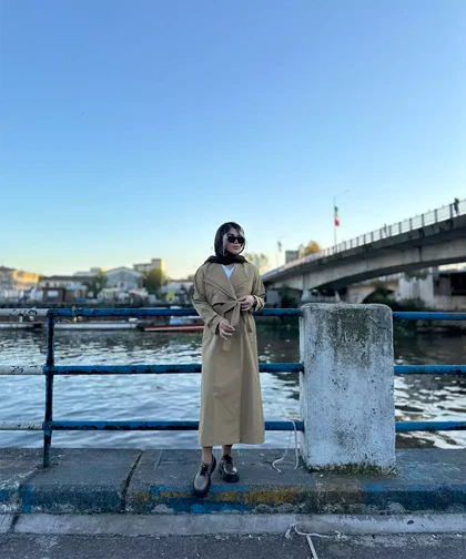 ترنچ کت آستردار کد CI004 برند ردا