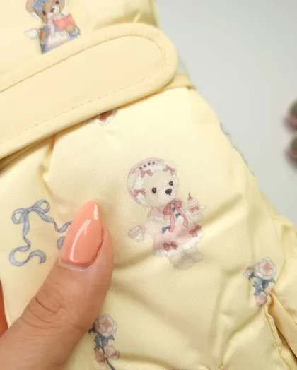 دستکش بچه‌گانه شمعی ضدآب توکرکی طرح خرس