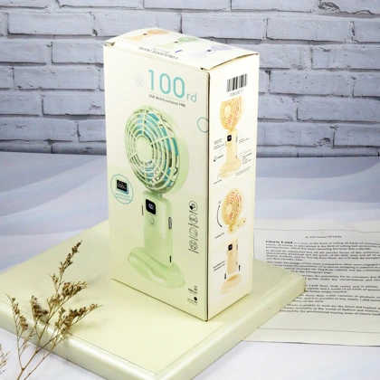 پنکه همراه مدل دستی و رومیزی کد GLnd00015 ظرفیت 500 میلی آمپر ساعت