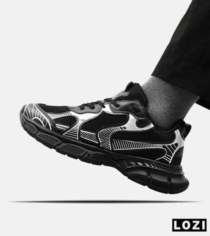 کفش کتانی مردانه مشکی BALENCIAGA