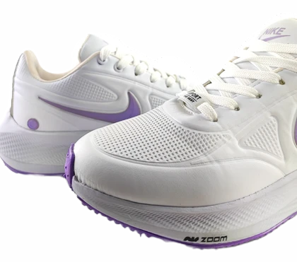 کفش رانینگ زنانه مدل نایکی آسپا nike سفید بنفش کد 52