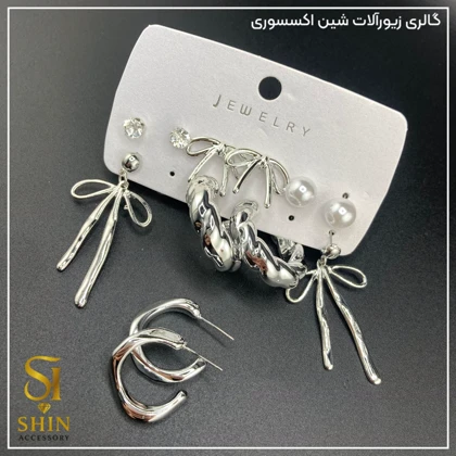 پک گوشواره شش تایی زنانه کد pgz01