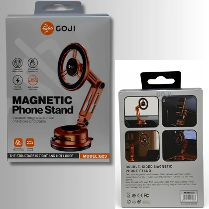 هولدر گوشی وکیومی مگنتی گوجی GOJI مدل G23 با چرخش 360 درجه