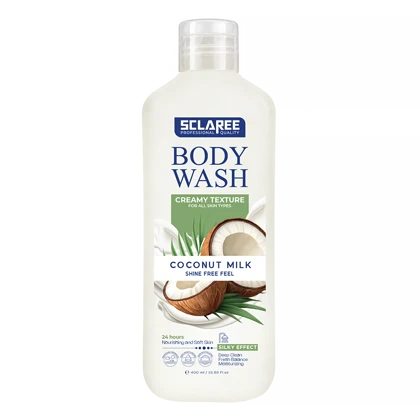 شامپو بدن کرمی شیر نارگیل 400 میل (Coconut Smothie) اسکلاره