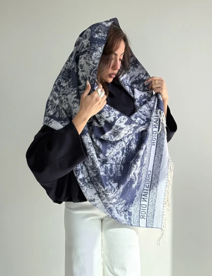 شال وارداتی کریستین دیور فوتر کد 400