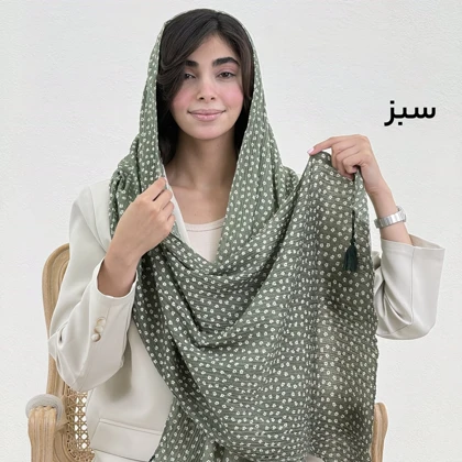 شال زنانه برشکا گل‌دار | آی بولک