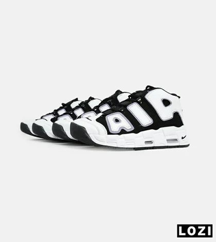 کفش کتانی مردانه و زنانه مشکی سفید NIKE Air More Uptempo '96