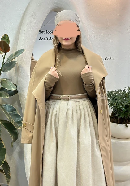 بلوز یقه گرد بلکا