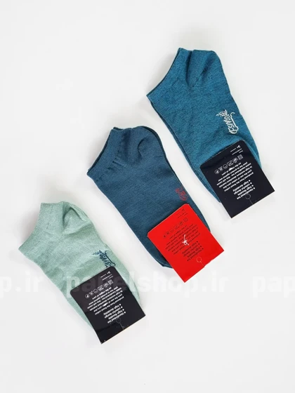 جوراب مچی نخ پنبه رنگی