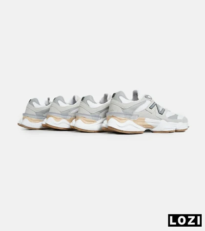 کفش کتانی مردانه طوسی سفید NEW BALANCE 9060