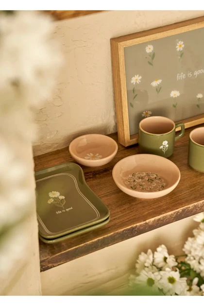 سرویس صبحانه‌خوری دو نفره Bella Maison مدل Daisy سرامیکی - مشکی