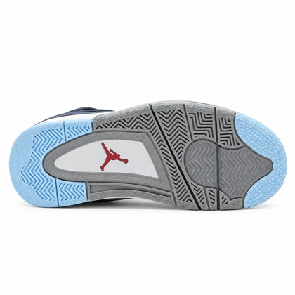 کفش و کتانی مردانه ساق‌دار مدل جردن NIKE AIR JORDAN 4 رنگ طوسی کد 2190