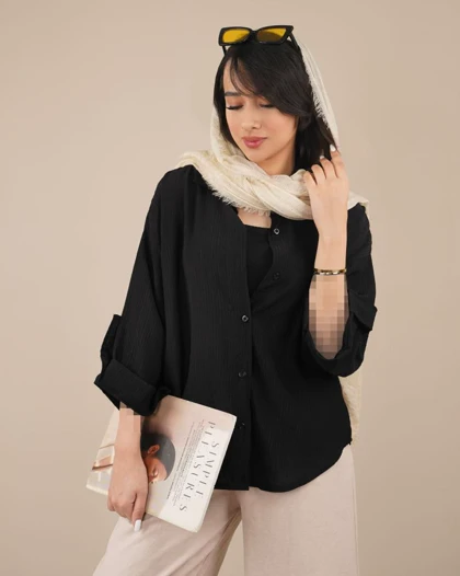 شومیز آستین پاکتی پری کد 30400