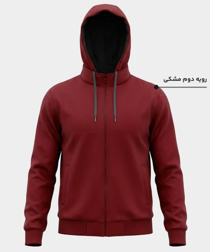 کاپشن مردانه طرحدار دو رویه ضد آب 9012