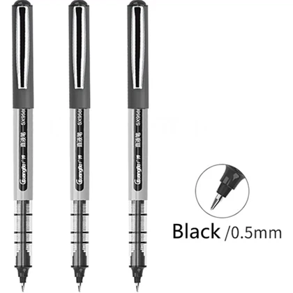 خودکار ژله ای مشکی رولر ROLLER مدل sx9586d نوک 0.5 میلی‌متری 12 عددی