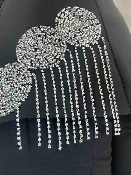 کت آویز نگین‌دار : 8599