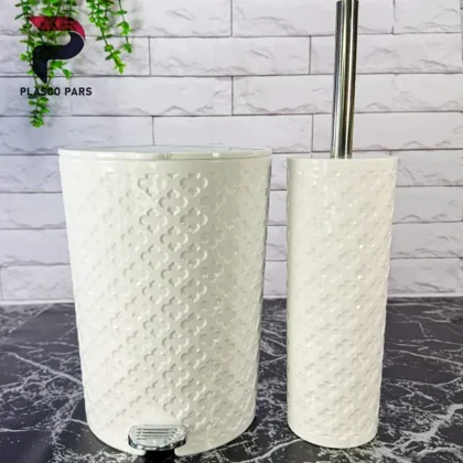 سطل فرچه طرح گل لیمون