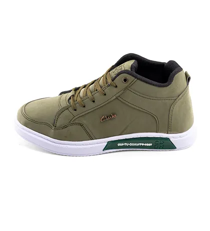 کفش ساق‌دار چرم مصنوعی مردانه بنددار Clarks