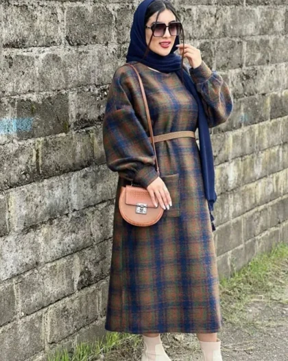 کفتان پشمی کمربندی